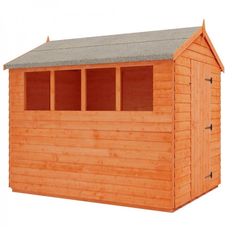 10 x 8 Foot Overlap Apex Shed